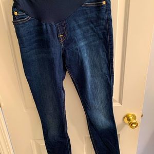 7 for all mankind maternity skinny jeans